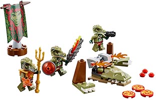 Набор LEGO 70231 Лагерь клана Крокодилов
