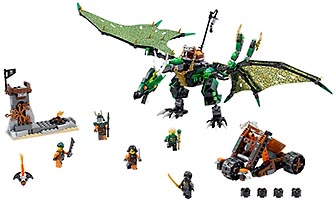 Набор LEGO 70593 Зелёный Дракон
