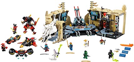 Набор LEGO 70596 Самурай Х: Битва в пещерах