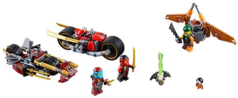 Набор LEGO 70600 Погоня на мотоциклах