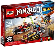 Набор LEGO Погоня на мотоциклах
