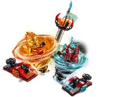 Набор LEGO Бой мастеров кружитцу — Кай против Самурая