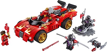Набор LEGO 70727 Ниндзя перехватчик Х-1