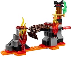 Набор LEGO Сражение над лавой