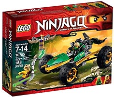 Набор LEGO Тропический багги Зеленого ниндзя