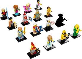 Набор LEGO 71018-17 LEGO Minifigures - Series 17 - Complete