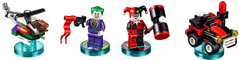 Набор LEGO Джокер и Харли Квинн