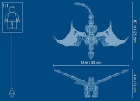Набор LEGO Wu's Battle Dragon