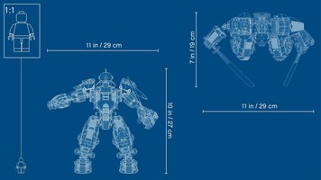 Набор LEGO Fire Stone Mech