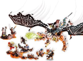 Набор LEGO Skull Sorcerer's Dragon