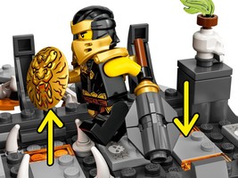 Набор LEGO Skull Sorcerer's Dungeons