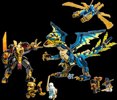 Набор LEGO 71796 Elemental Dragon vs. The Empress Mech