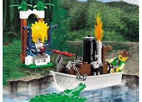 Набор LEGO 7410 Река в Джунглях