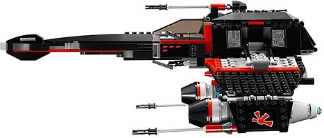 Набор LEGO Секретный корабль воина Jek