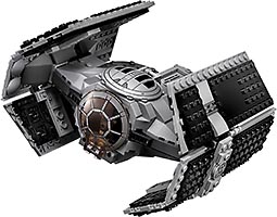 Набор LEGO Усовершенствованный истребитель TIE Дарта Вейдера против Звёздного истребителя A-Wing