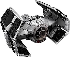 Набор LEGO Усовершенствованный истребитель TIE Дарта Вейдера против Звёздного истребителя A-Wing