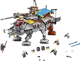 Набор LEGO 75157 Шагающий штурмовой вездеход AT-TE Капитана Рекса