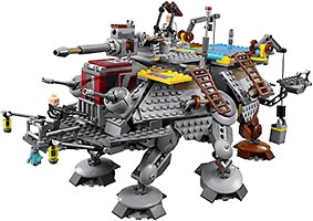 Набор LEGO Шагающий штурмовой вездеход AT-TE Капитана Рекса