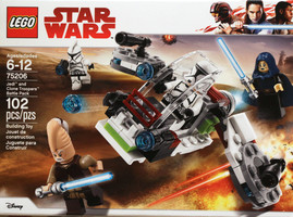 Набор LEGO 75206 Боевой набор джедаев и клонов-пехотинцев