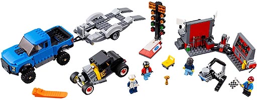 Набор LEGO 75875 Форд F-150 Raptor и Форд Model A Hot Rod