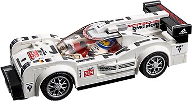 Набор LEGO Пит-лейн Porsche 919 Hybrid и Porsche 917K