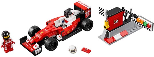 Набор LEGO Скудерия Ferrari SF16-H