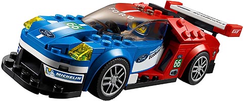 Набор LEGO Форд GT 2016 и Форд GT40 1966