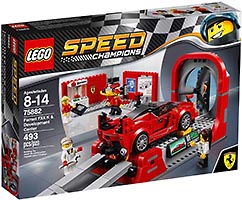 Набор LEGO Феррари FXX K и Центр разработки и проектирования