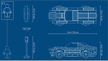 Набор LEGO 1968 Ford Mustang Fastback