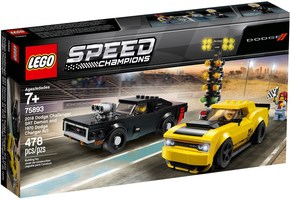 Набор LEGO 2018 Dodge Challenger SRT Demon and 1970 Dodge Charger R/T