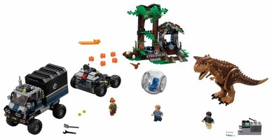 Набор LEGO 75929 Побег в гиросфере от карнотавра