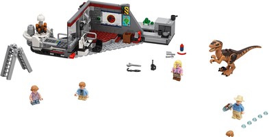 Набор LEGO 75932 Охота на рапторов в Парке Юрского Периода