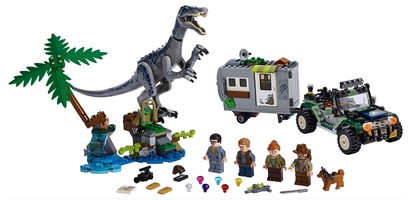 Набор LEGO 75935 Поединок с бариониксом: охота за сокровищами