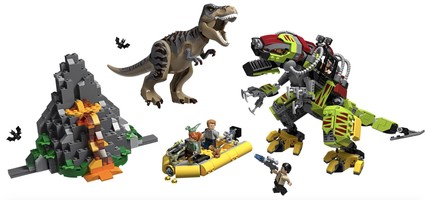 Набор LEGO 75938 Бой тираннозавра и робота-динозавра