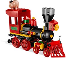 Набор LEGO Ковбойское преследование поезда