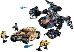 Набор LEGO Бэтман против Бейна