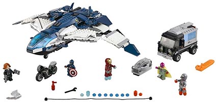 Набор LEGO 76032 Погоня на Квинджете Мстителей™