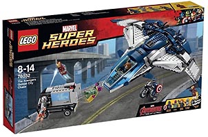 Набор LEGO Погоня на Квинджете Мстителей™