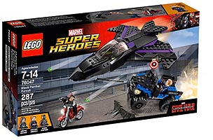 Набор LEGO Преследование Чёрной Пантеры
