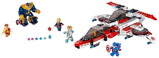 Набор LEGO 76049 Реактивный самолёт Мстителей: Космическая миссия™