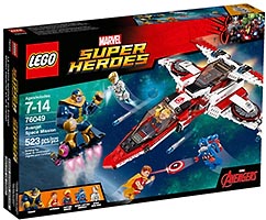 Набор LEGO Реактивный самолёт Мстителей: Космическая миссия™