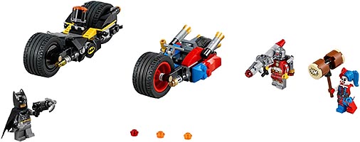 Набор LEGO 76053 Бэтман: Погоня на мотоциклах по Готэм-сити