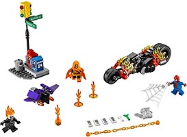 Набор LEGO 76058 Человек-паук: Союз с Призрачным гонщиком