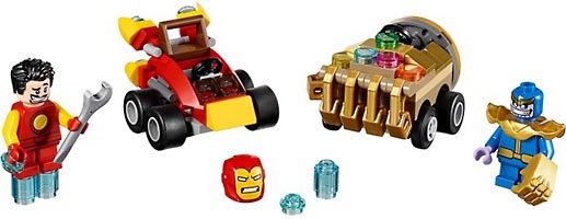 Набор LEGO 76072 Железный человек против Таноса