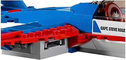 Набор LEGO Воздушная погоня Капитана Америка