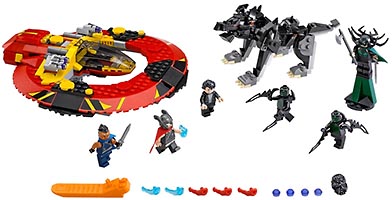 Набор LEGO 76084 Решающая битва за Асгард