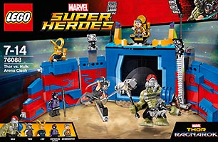 Набор LEGO Тор против Халка: Бой на арене