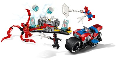 Набор LEGO Человек-паук: Спасательная операция на мотоцикле
