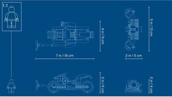 Набор LEGO Человек-паук: Спасательная операция на мотоцикле