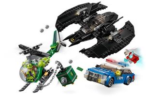 Набор LEGO Бэткрыло Бэтмена и ограбление Загадочника